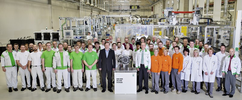 Závod Škoda Auto Vrchlabí vyrobil půlmiliontou převodovku DQ 200